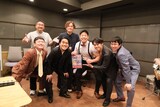 「なすなか道場」に出演する、なすなかにしと(前列左から)オーパスツー、3番ゲート、森田GM