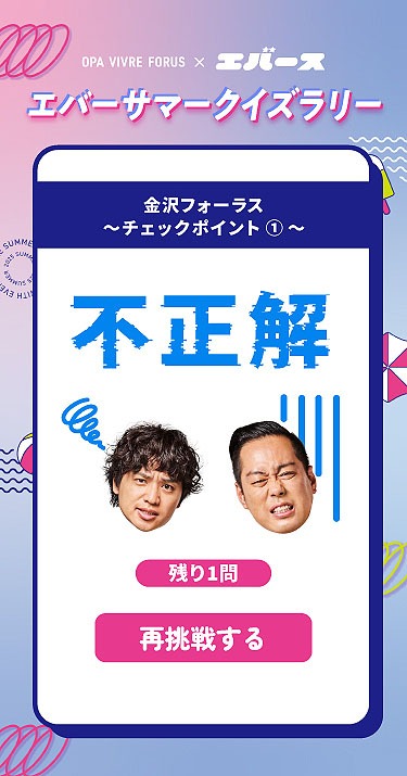 クイズラリーのイメージ