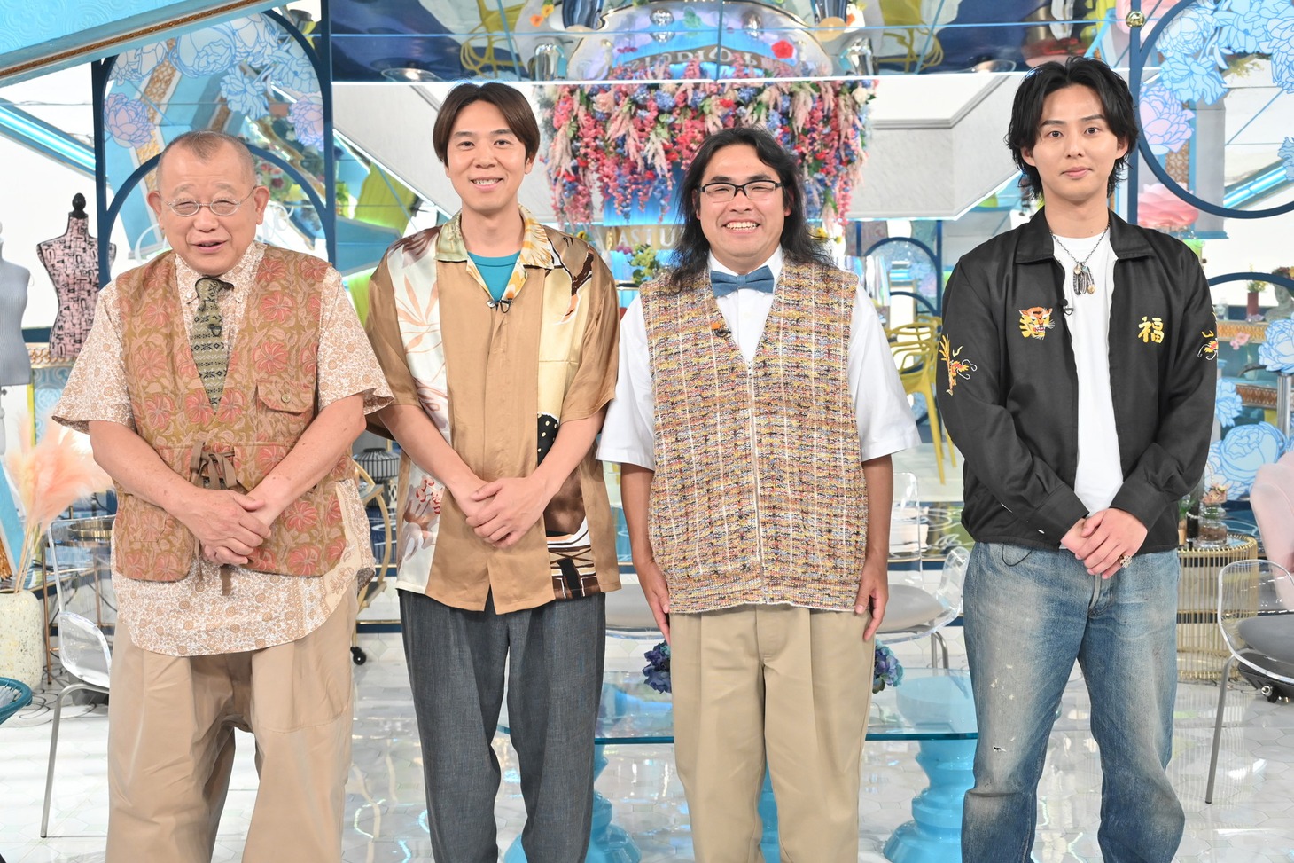 「A-Studio＋」に出演する（左から）笑福亭鶴瓶、ロッチ、藤ヶ谷太輔