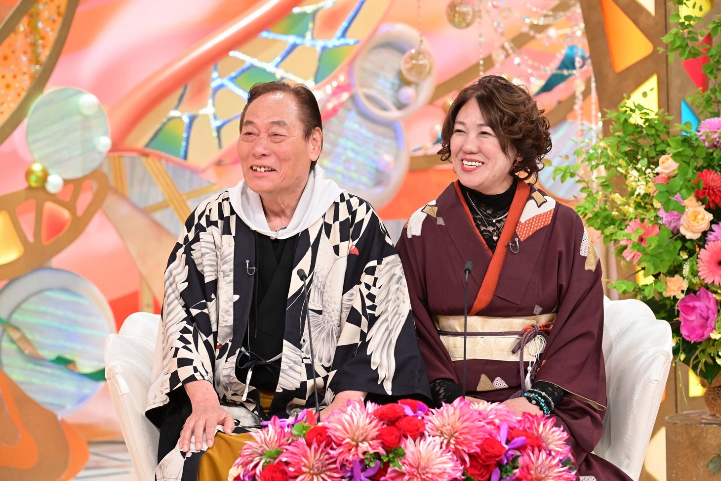 「新婚さんいらっしゃい！」に出演するヨネスケと妻・陽子さん