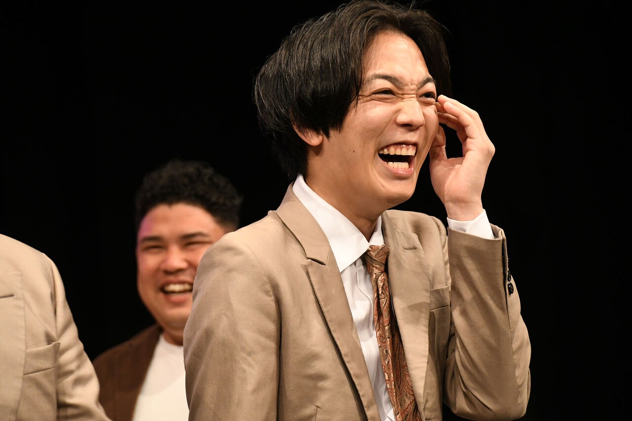 例えば炎 豪快キャプテン チェキ ボケる例えば炎タキノ - 豪快キャプテン、「M-1」会見で笑い