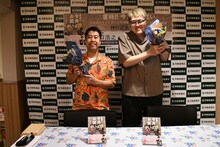 「書籍!!今月のお笑い ウエストランド井口と作家飯塚のお笑い界ひねくれ大解説」の発売記念イベントを行ったウエストランド井口と飯塚大悟