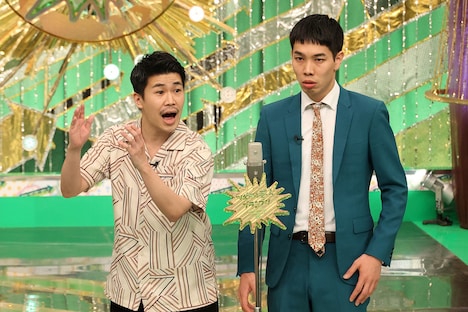 ネタを披露する豆鉄砲 ©フジテレビ