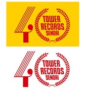 タワーレコード仙台パルコ店の40周年記念ロゴ
