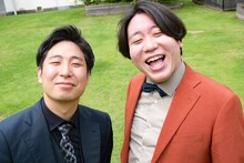 金魚番長。左が箕輪、右が古市