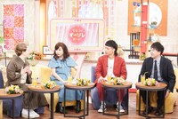 左から西川ヘレン、ハイヒール・モモコ、バッテリィズ