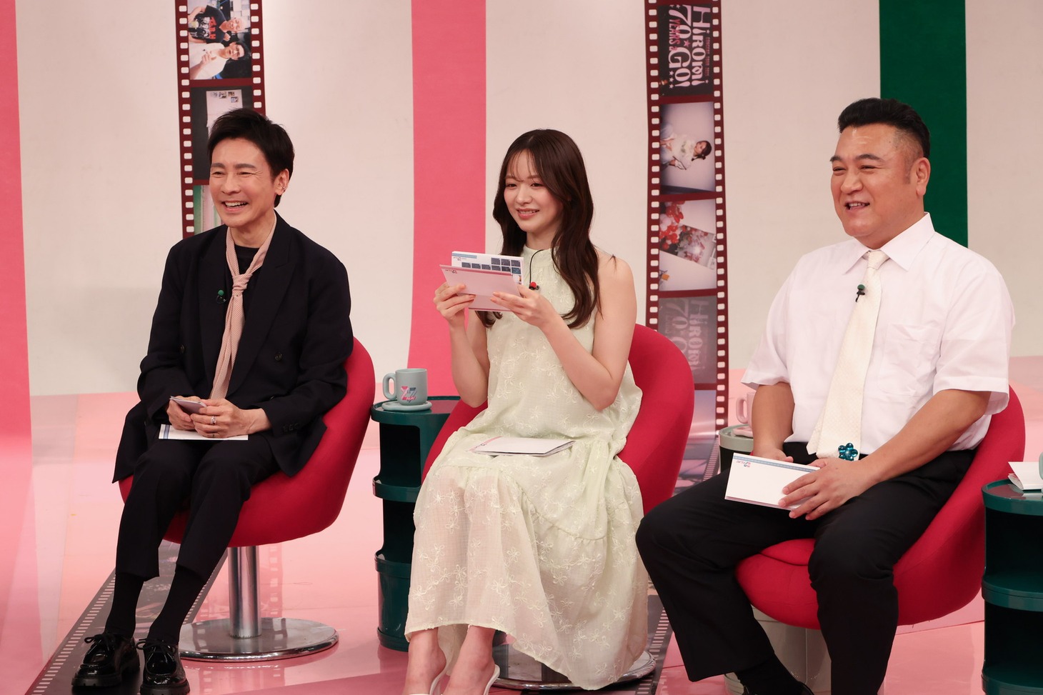 左から郷ひろみ、森香澄、アンタッチャブル山崎