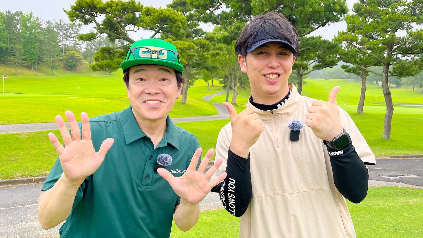 左から蛍原徹、ニューヨーク屋敷