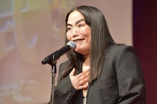 「極悪女王」主演のゆりやんレトリィバァ。スピーチの冒頭、顔で笑わせる