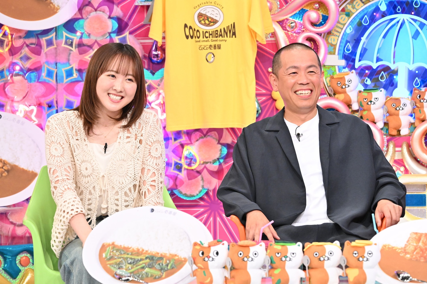 「ずっとCoCo壱番屋芸人」MC側ゲストの本田望結とタカアンドトシ・トシ