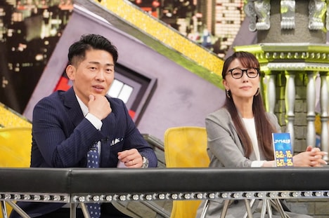 左からジャングルポケット太田と浅野ゆう子