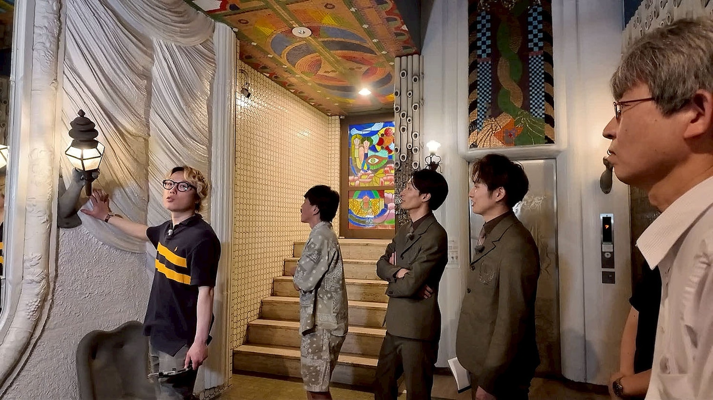 「リリーとアートなストリート」より、アートスポットを巡る見取り図リリーら