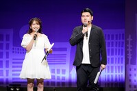 イベント実行委員長の福留光帆と、鈴木ジェロニモ（photo by 永井峰穂）