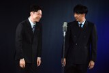 漫才を披露するCITY