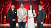 「長嶋一茂のわがままハウスGP」に出演する（左から）伊藤利尋アナ、長嶋一茂、アンミカ、平成ノブシコブシ吉村