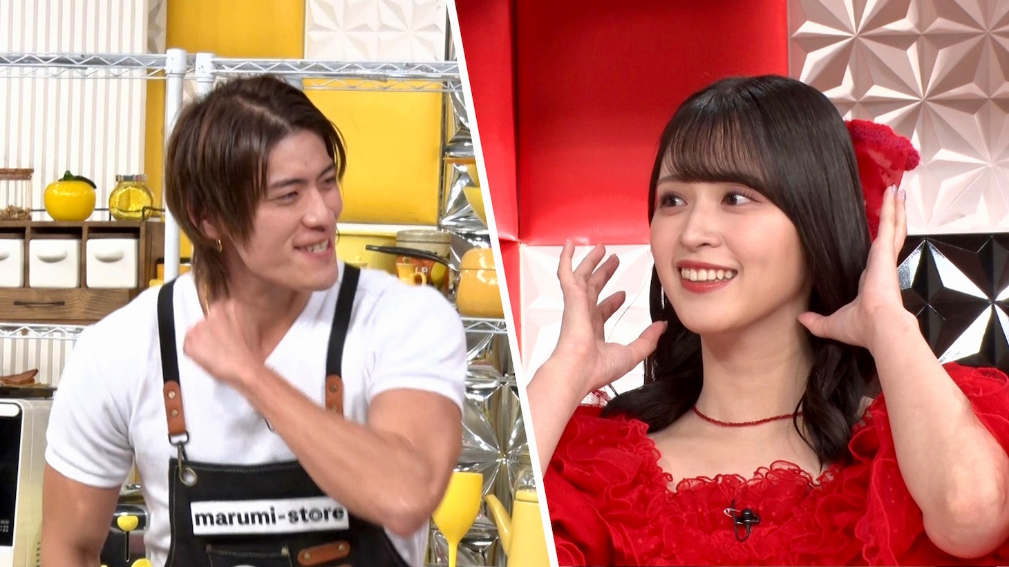 左から、まるみキッチン、佐々木舞香