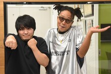 凛凛パーカー。左から南條、レオ