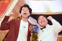 「ダブルインパクト 漫才＆コント二刀流No.1決定戦2025」で優勝したニッポンの社長