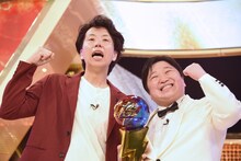 「ダブルインパクト 漫才＆コント二刀流No.1決定戦2025」で優勝したニッポンの社長