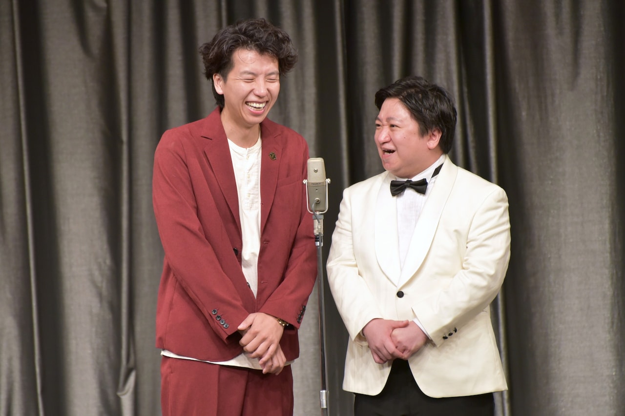 「ダブルインパクト」優勝後、初めてルミネtheよしもとの劇場出番に登場したニッポンの社長