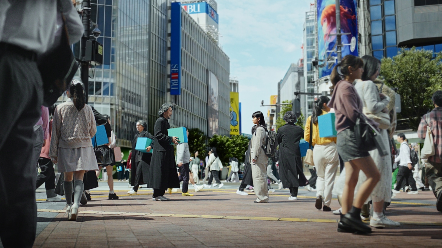 「求人ボックス」のCM「増殖」編より
