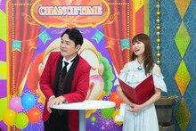 千鳥ノブと西澤由夏（ABEMAアナウンサー）