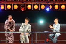 中田カウスとトークするアインシュタイン