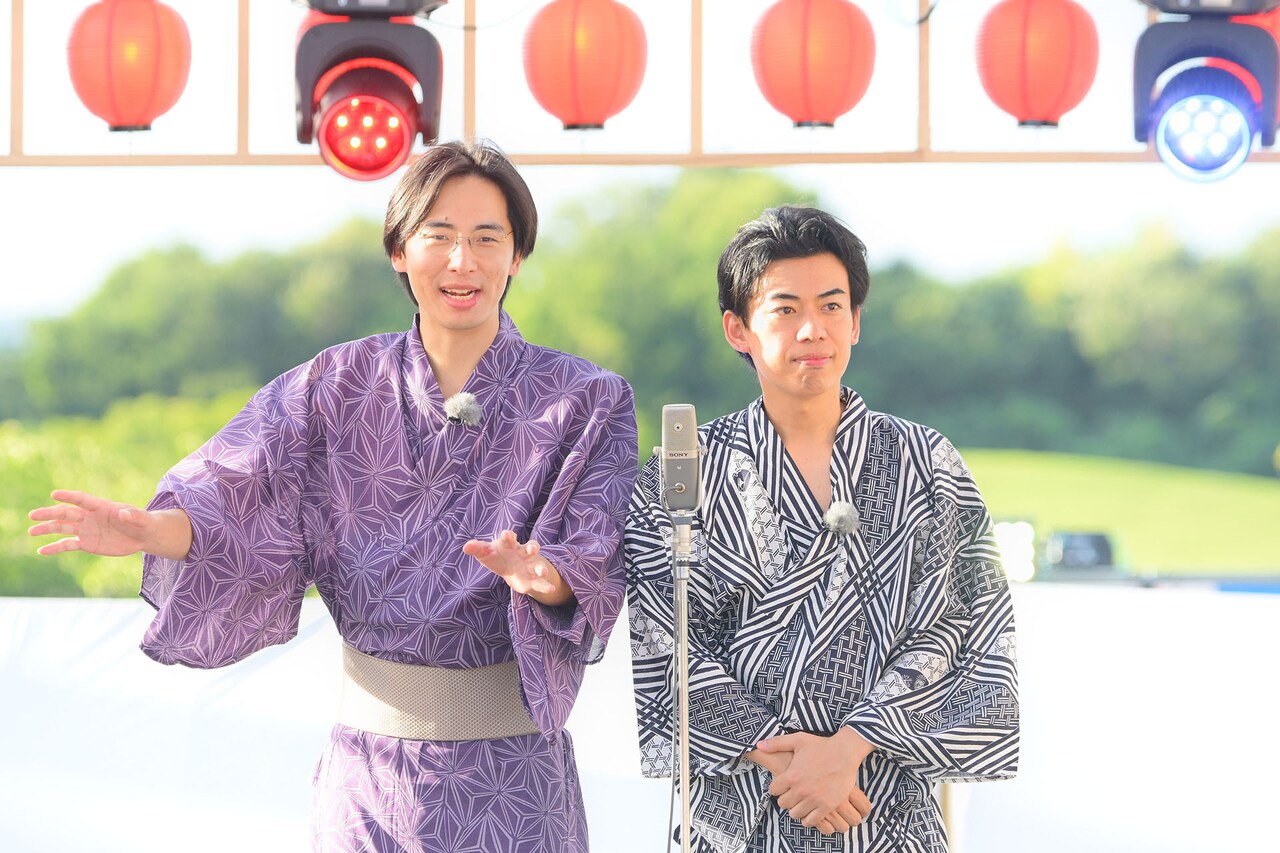 カベポスター - 櫓ステージに芸人大集合「マンゲキ夏祭り」ネタ