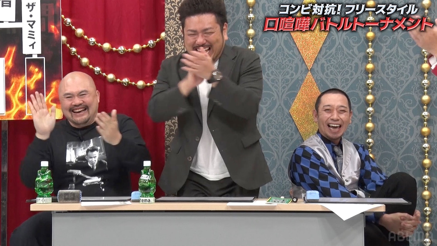 審査員の鬼越トマホークと千鳥・大悟