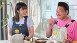 左から、室岡里美アナ、みやぞん ©HTB