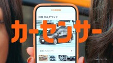 ロバート秋山と菜々緒が共演するカーセンサーCM「ナナオとナナエ 車検前の買い替え」編より