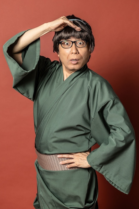 伊能忠敬役のイジリー岡田