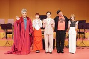 左から岡本知高、村上佳菜子、ウエンツ瑛士、野性爆弾くっきー！、SHIZUKU