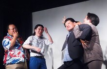 決勝で替え歌を披露するネコニスズ・ヤマゲン