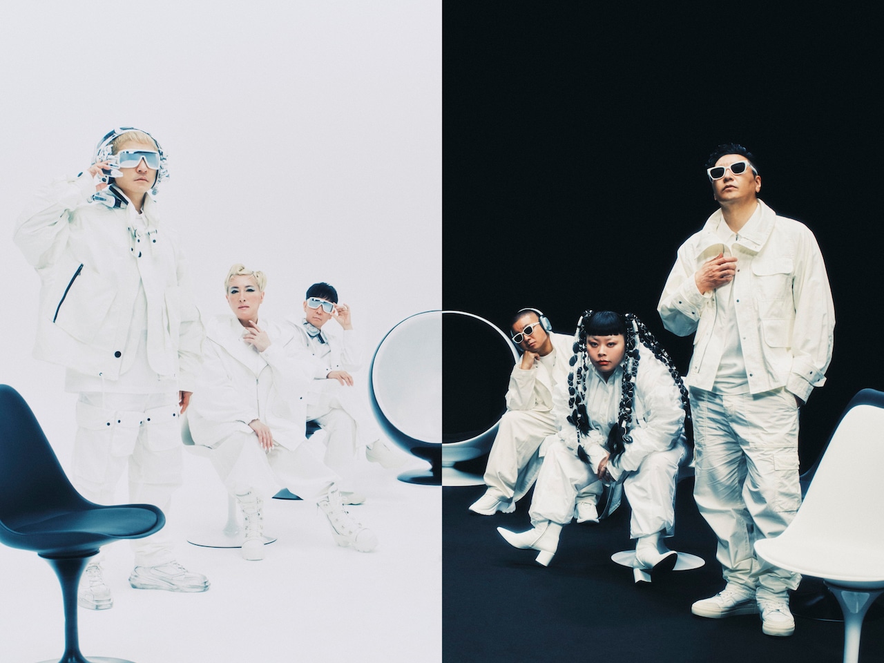 左からm-flo、n-choco