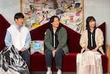 左からココリコ田中、川西賢志郎、西田尚美