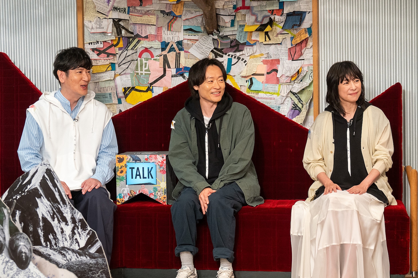 左からココリコ田中、川西賢志郎、西田尚美