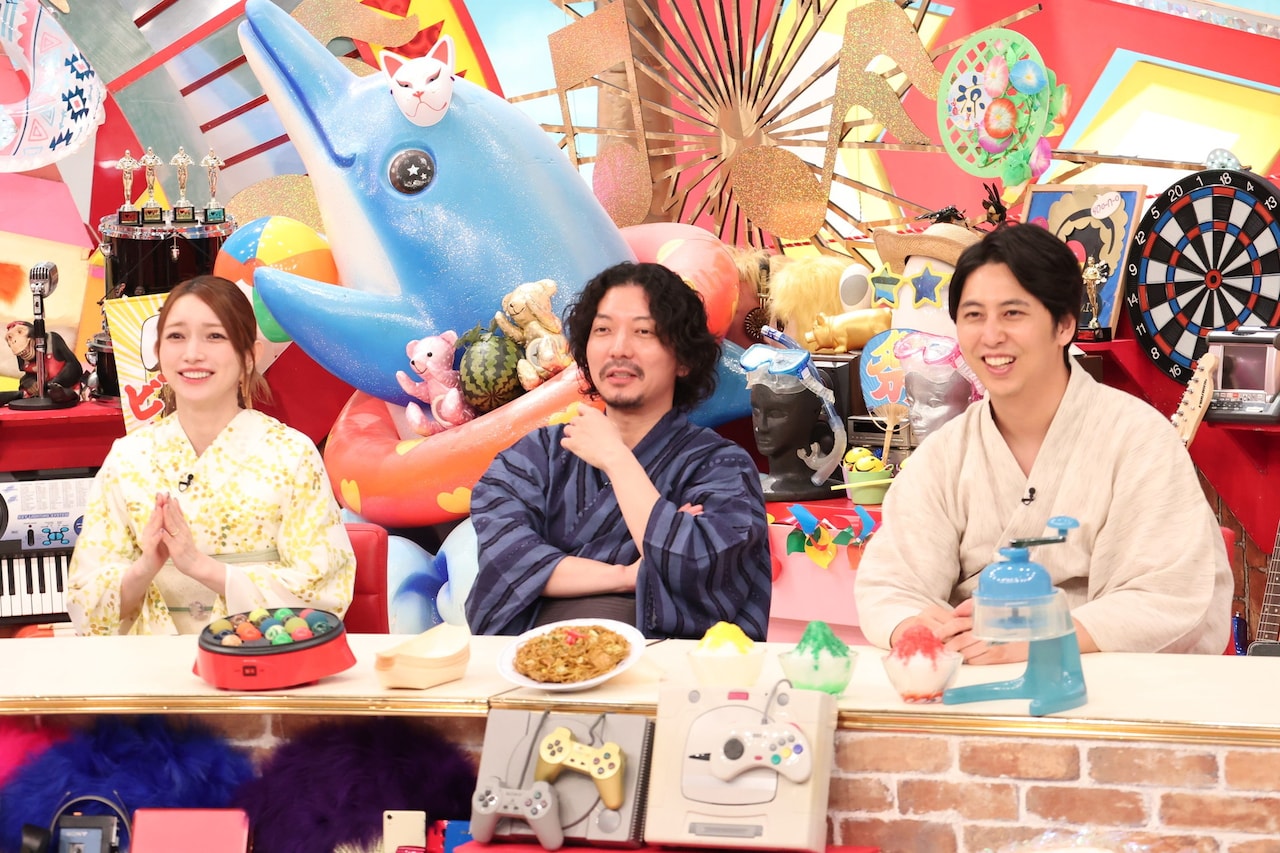 「ミュージックジェネレーション」に出演するニューヨークと後藤真希（左）