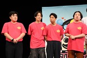一緒に1公演目のMCを担当した例えば炎と金魚番長