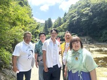 サンド、小杉、かなでの“ぽっちゃり4人組”　千葉・養老渓谷で玉木宏とグルメ探し