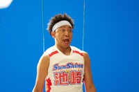 CM撮影中のサンシャイン池崎