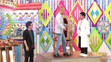 左から、田村淳、コロコロチキチキペッパーズ・ナダル、ウエストランド井口