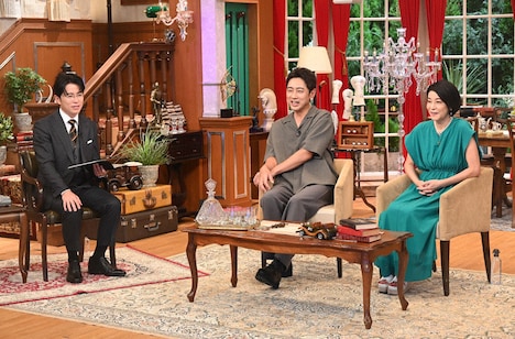 左から、オリエンタルラジオ藤森、小泉孝太郎、高嶋ちさ子