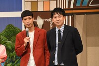 記者から「M-1グランプリ」出場について聞かれ、「“ほぼ”出ない」と答えたバッテリィズ