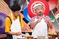 「井手ちゃんぽん」の魅力をアピールするどぶろっく