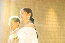 「ゼクシィ」に登場する加藤茶・綾菜夫妻