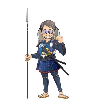 足軽になった田村淳のイラスト