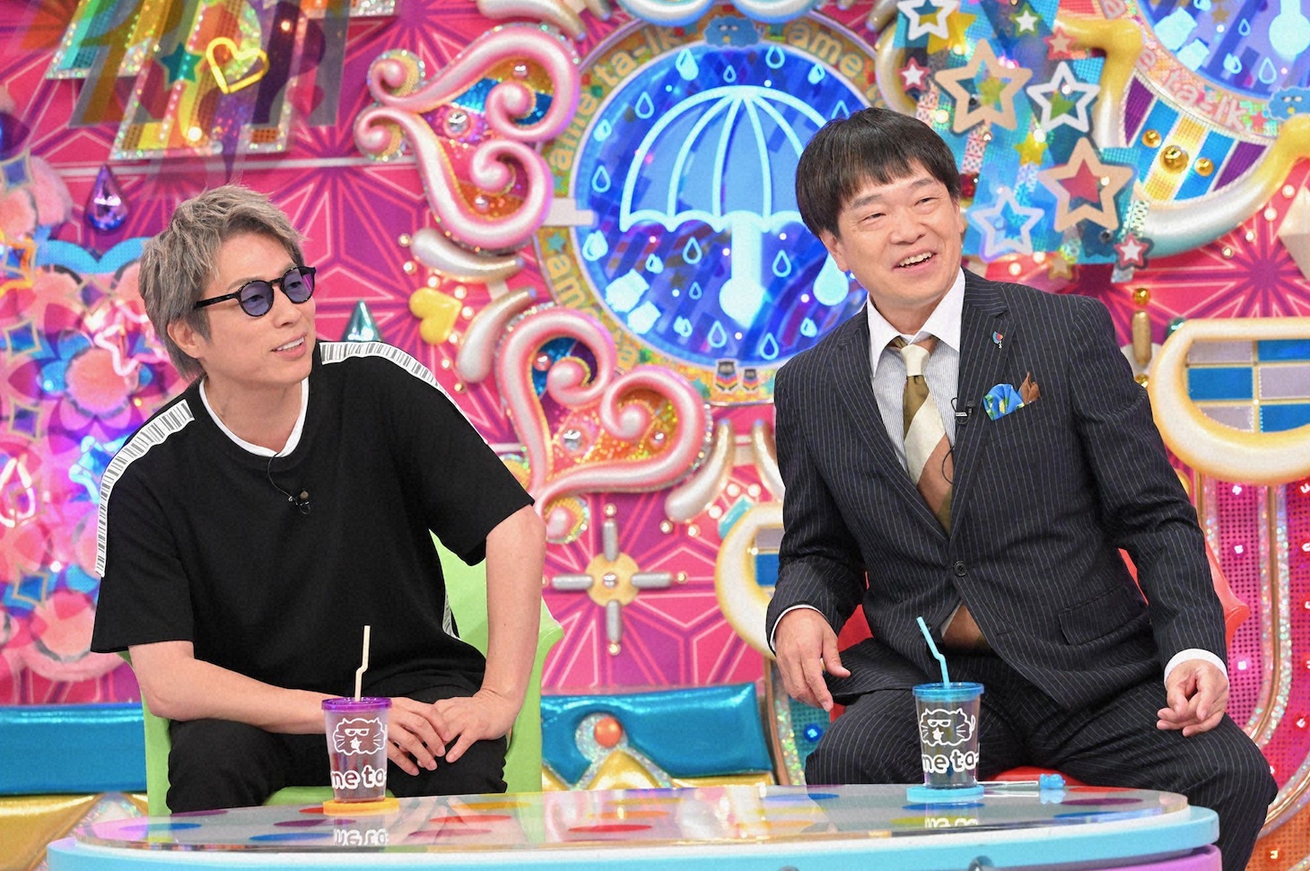 左から、田村淳、蛍原徹