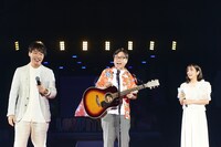 左から麒麟・川島、おだみょん、田村真子アナ