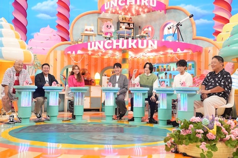 「言われてみたら確かに気になる！今すぐ調べて！ウンチクん」収録の様子。©読売テレビ